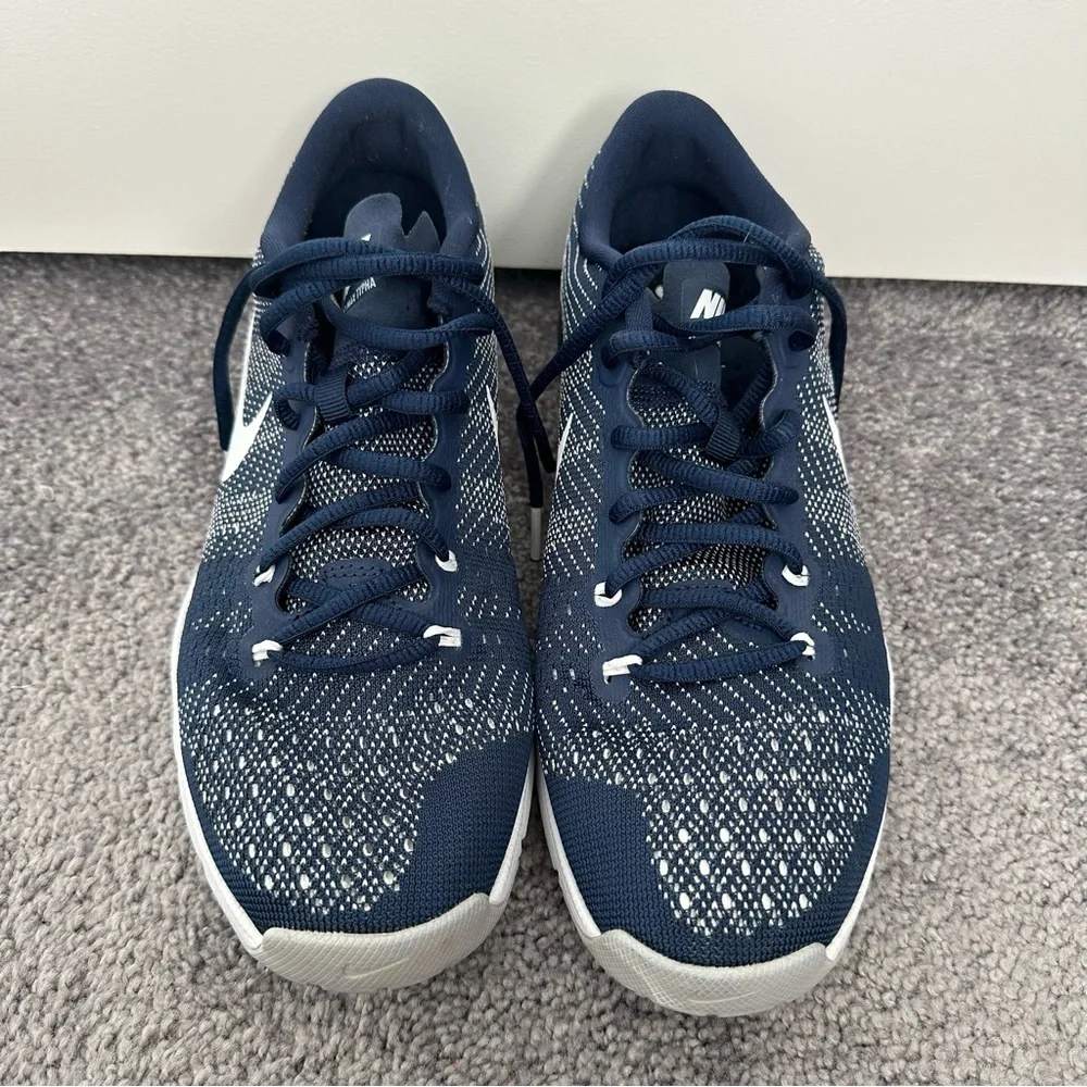 Nike Dark Blue and White Athletic Shoes